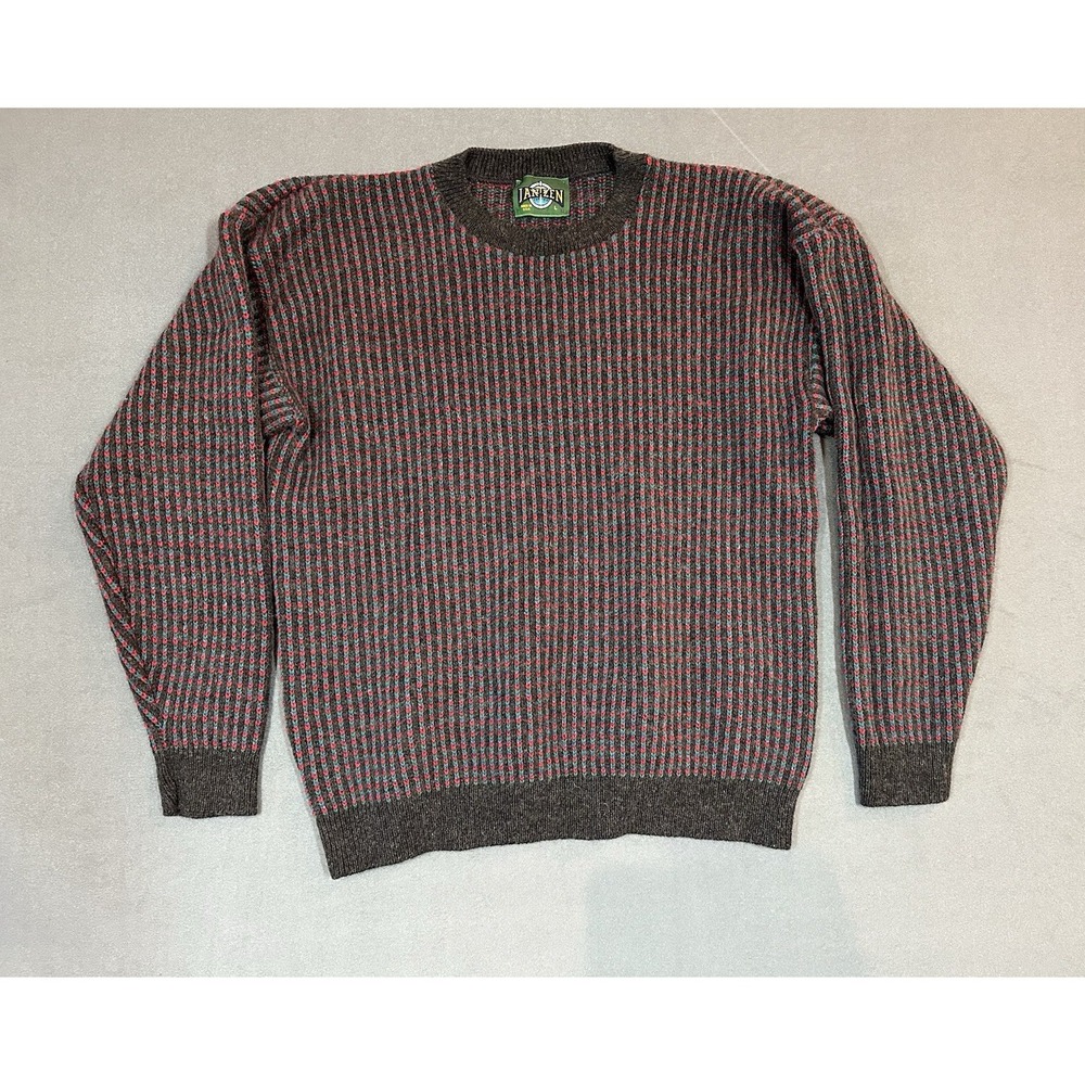 Vintage Jantzen Sweater‎ Mens Knit Made In USA Classic Preppy Grandpa Size L